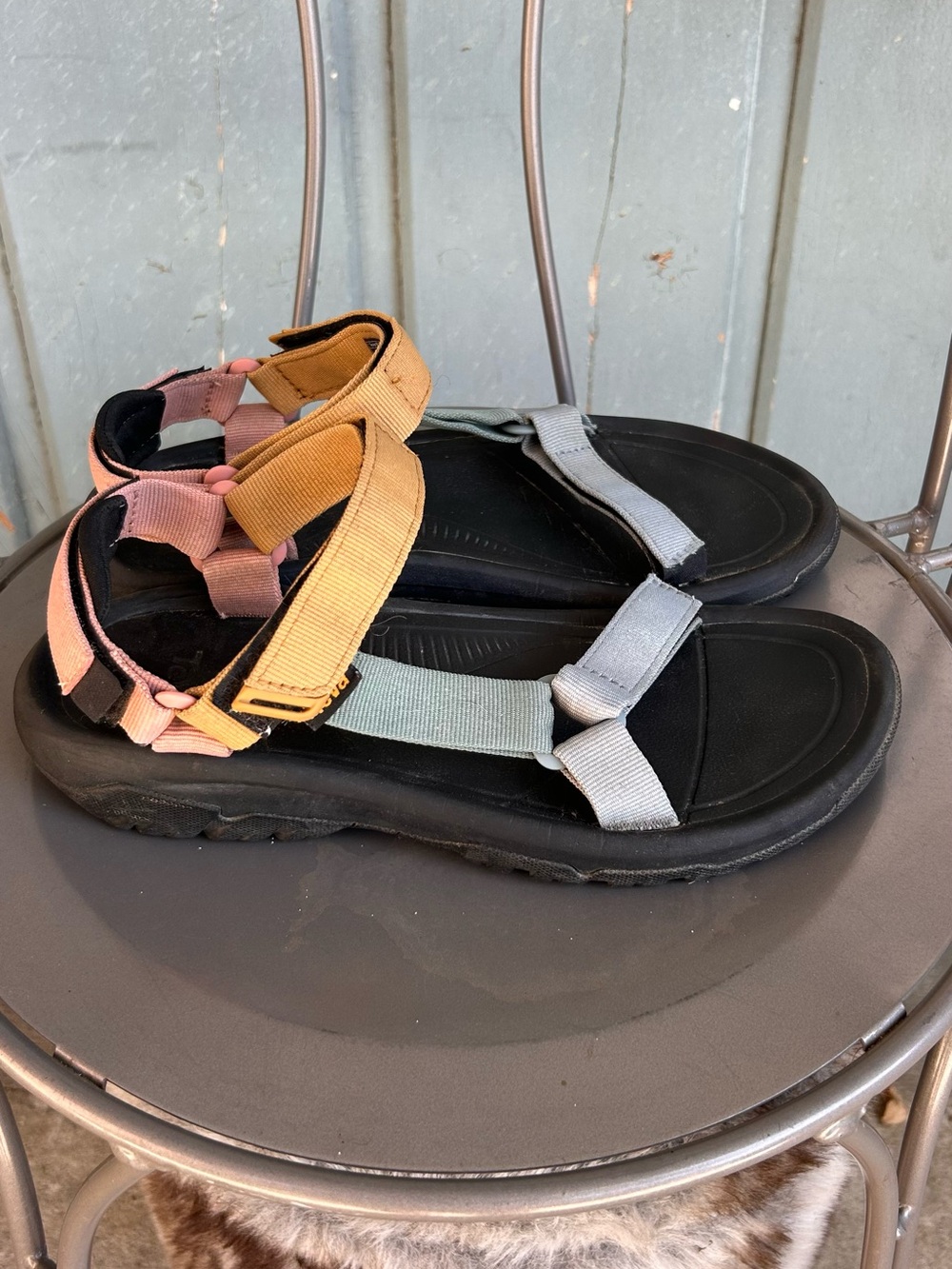 Teva Hurricane XLT2 Pastel Multi Sport Hiking Sandals Women’s Size 10 - Picture 12 of 15